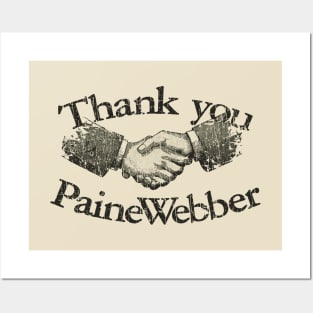 Thank You PaineWebber 1983 Posters and Art